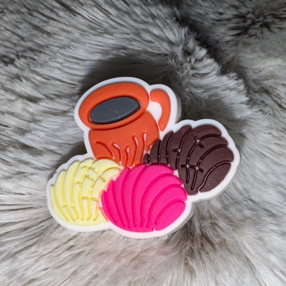 Conchas and Coffee Shoe Charm 5/$20